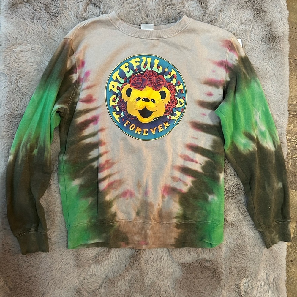 Grateful Dead tie dye sweatshirt size medium
